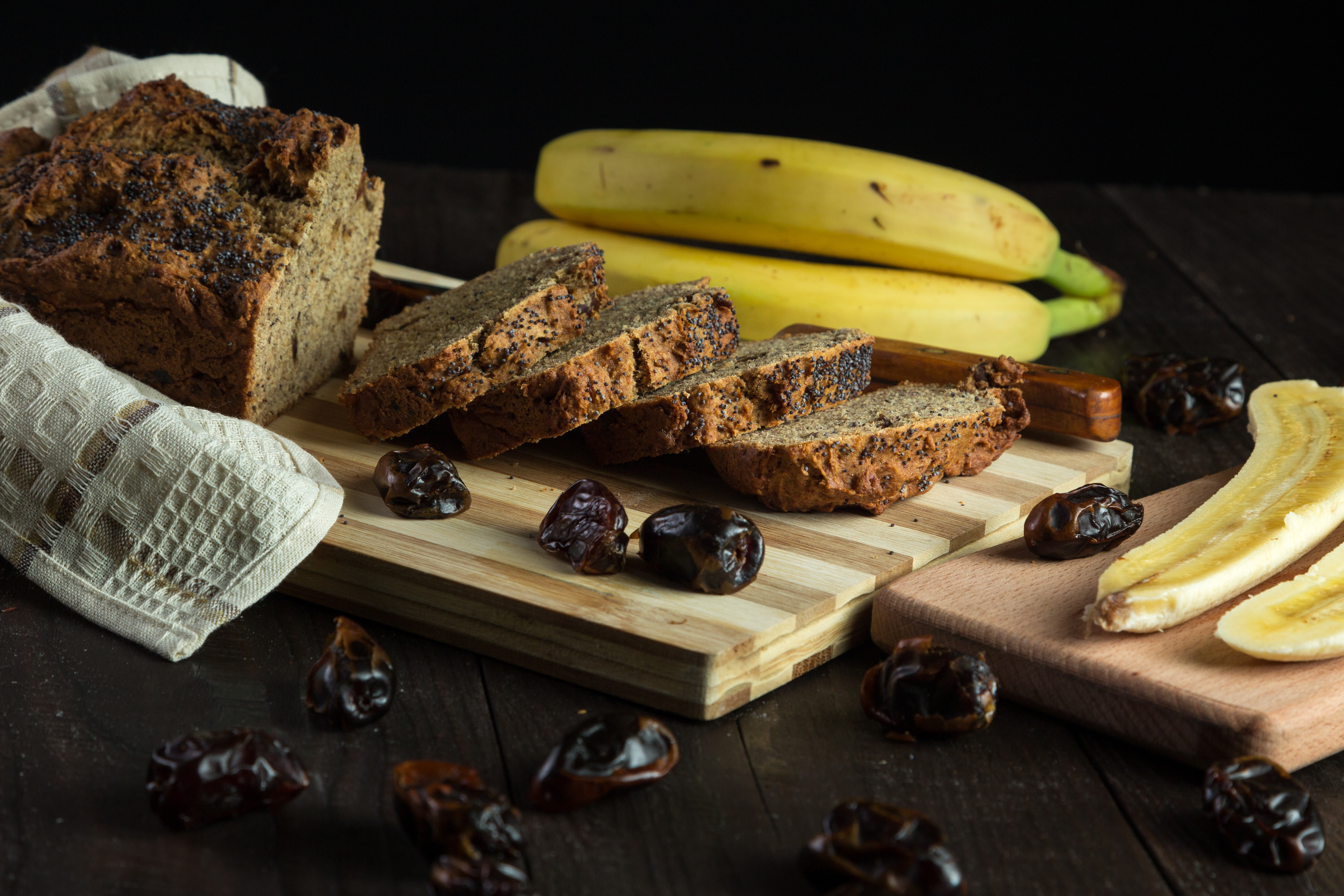 date and banana loaf