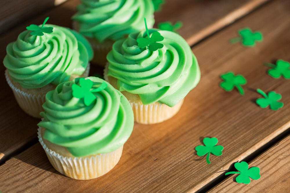 St Patricks Day cupcakes